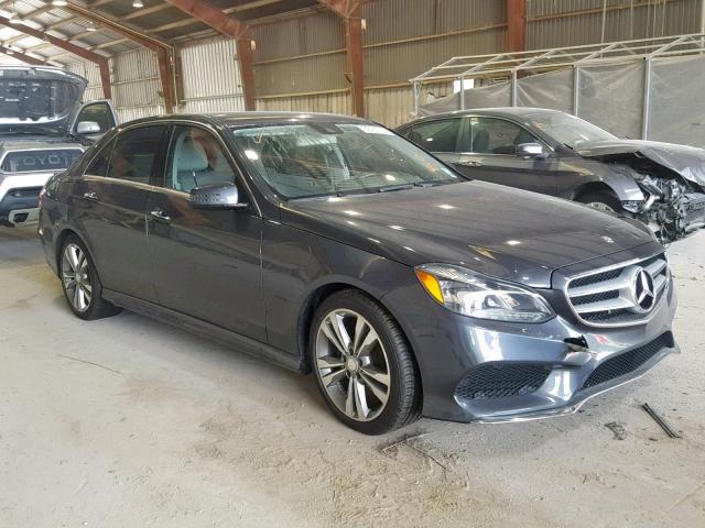 WDDHF5KB4EA797941 - 2014 MERCEDES-BENZ E 350 GRAY photo 1