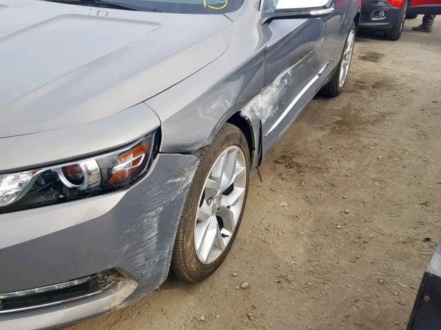 2G1105S36K9137860 - 2019 CHEVROLET IMPALA PRE ნაცრისფერი ფოტო 9
