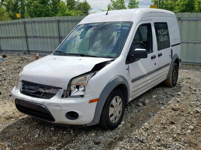 NM0LS6BN4AT032031 - 2010 FORD TRANSIT CO WHITE photo 2