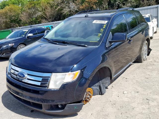 2FMDK39C78BA83331 - 2008 FORD EDGE LIMIT BLUE photo 2