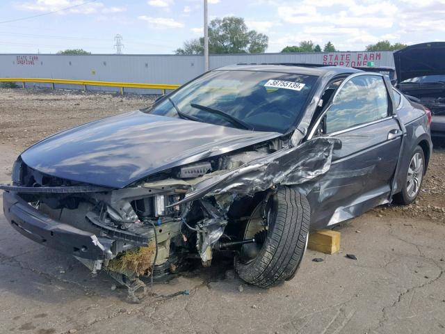 1HGCS1B86CA008541 - 2012 HONDA ACCORD EXL GRAY photo 2