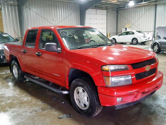 1GCDT136058163478 - 2005 CHEVROLET COLORADO RED photo 1