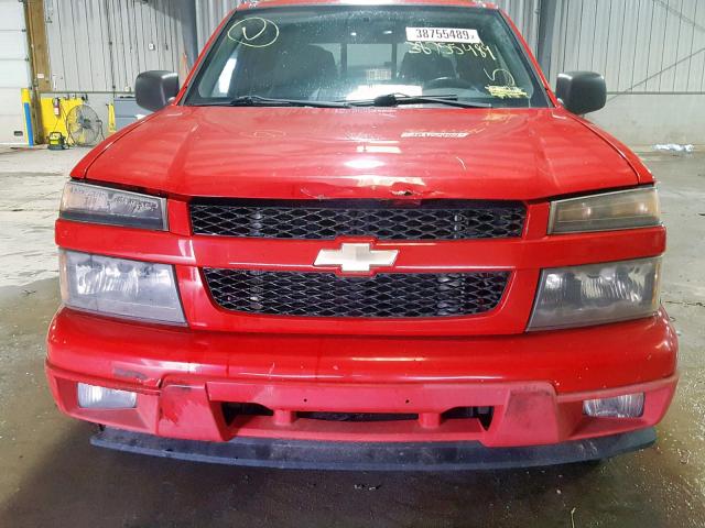 1GCDT136058163478 - 2005 CHEVROLET COLORADO RED photo 9