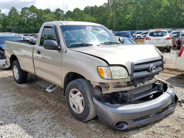 5TBJN32144S440988 - 2004 TOYOTA TUNDRA GOLD photo 1