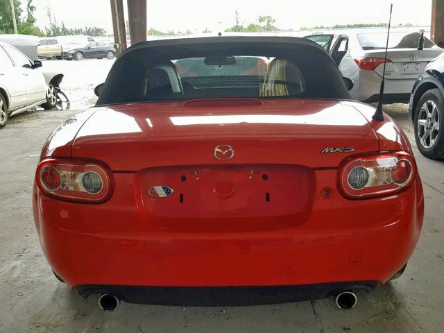 JM1NC2JF2F0242731 - 2015 MAZDA MX-5 MIATA RED photo 6