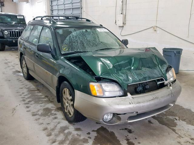 4S3BH665617675058 - 2001 SUBARU LEGACY OUT GREEN photo 1