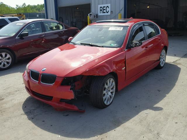 WBAVD33596KV64761 - 2006 BMW 330 XI RED photo 2