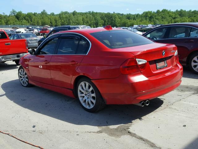 WBAVD33596KV64761 - 2006 BMW 330 XI RED photo 3