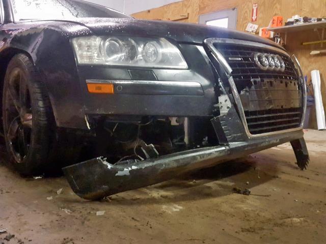 WAULV94E28N017547 - 2008 AUDI A8 4.2 QUA BLACK photo 9