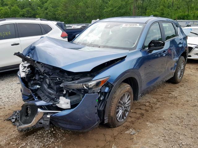 JM3KFABM4J1402863 - 2018 MAZDA CX-5 SPORT BLUE photo 2