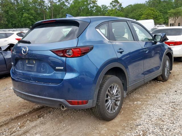 JM3KFABM4J1402863 - 2018 MAZDA CX-5 SPORT BLUE photo 4