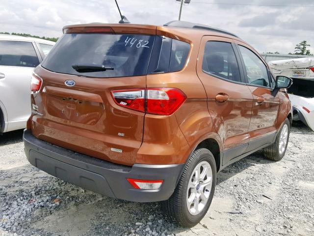 MAJ3P1TE1JC234482 - 2018 FORD ECOSPORT S BROWN photo 4