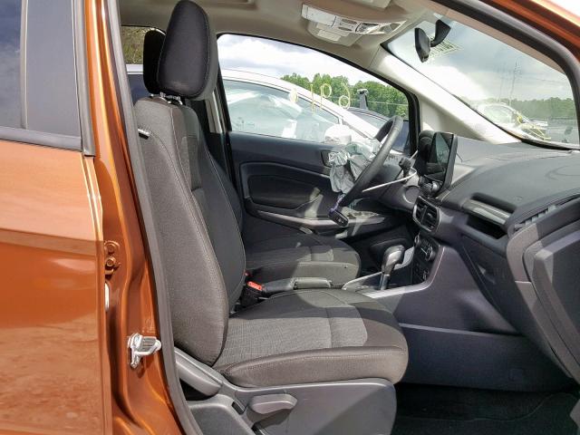 MAJ3P1TE1JC234482 - 2018 FORD ECOSPORT S BROWN photo 5