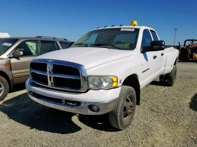 3D7MU48C74G187403 - 2004 DODGE RAM 3500 S WHITE photo 2