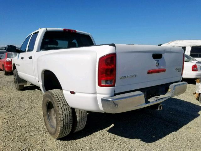 3D7MU48C74G187403 - 2004 DODGE RAM 3500 S WHITE photo 3