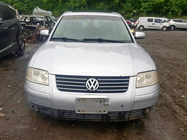 WVWPD63B22P309644 - 2002 VOLKSWAGEN PASSAT GLS SILVER photo 9