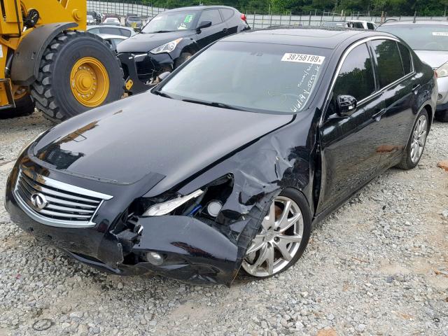 JN1CV6APXBM300253 - 2011 INFINITI G37 BASE BLACK photo 2