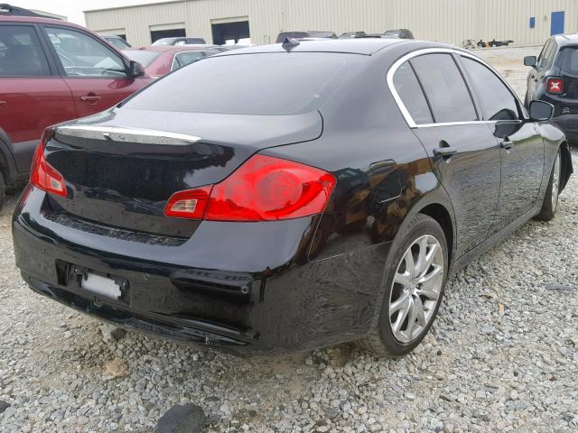 JN1CV6APXBM300253 - 2011 INFINITI G37 BASE BLACK photo 4