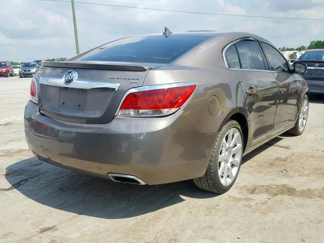 1G4GE5GD2BF350456 - 2011 BUICK LACROSSE C GRAY photo 4