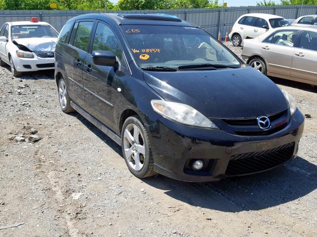 JM1CR293860118737 - 2006 MAZDA 5 BLACK photo 1