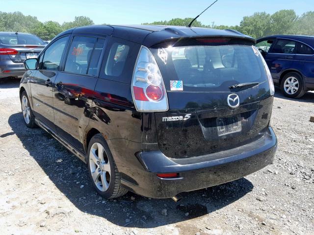 JM1CR293860118737 - 2006 MAZDA 5 BLACK photo 3