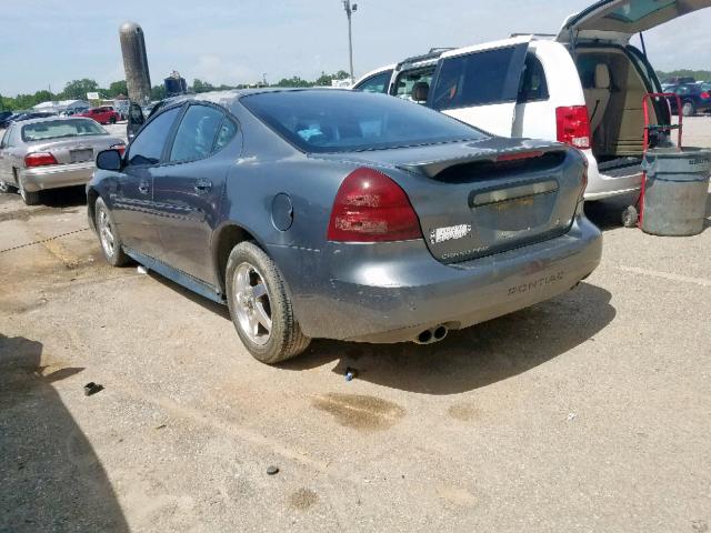 2G2WS522841337532 - 2004 PONTIAC GRAND PRIX CHARCOAL photo 3