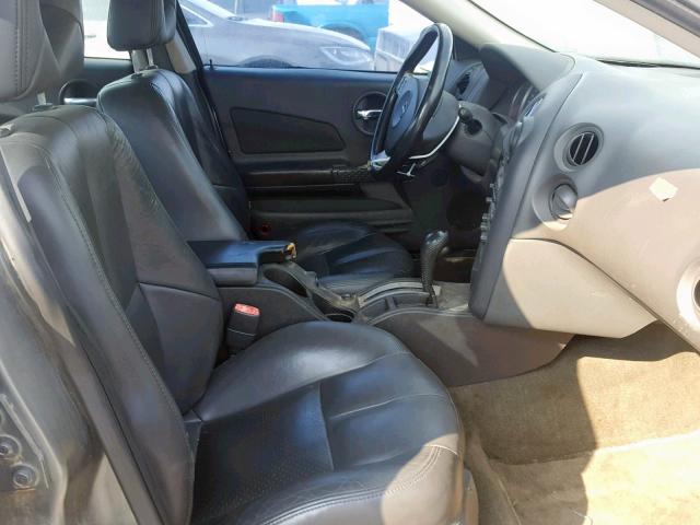 2G2WS522841337532 - 2004 PONTIAC GRAND PRIX CHARCOAL photo 5