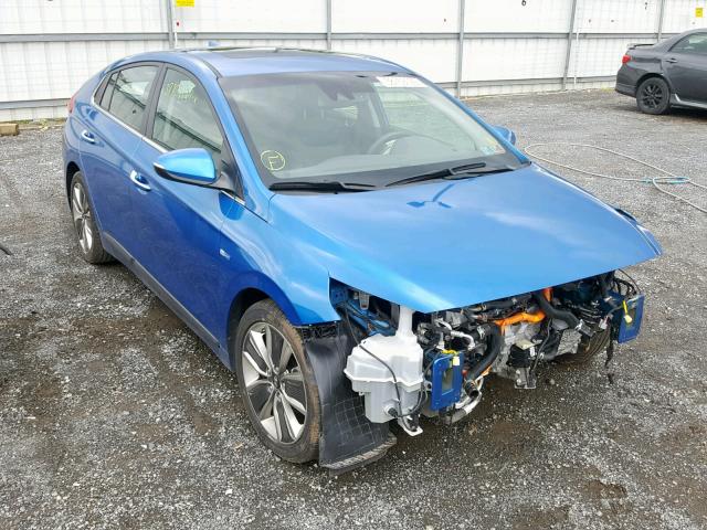 KMHC05LC4JU098097 - 2018 HYUNDAI IONIQ LIMI BLUE photo 1