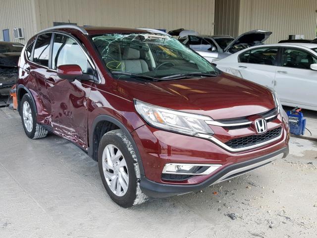 2HKRM3H72GH511477 - 2016 HONDA CR-V EXL BURGUNDY photo 1