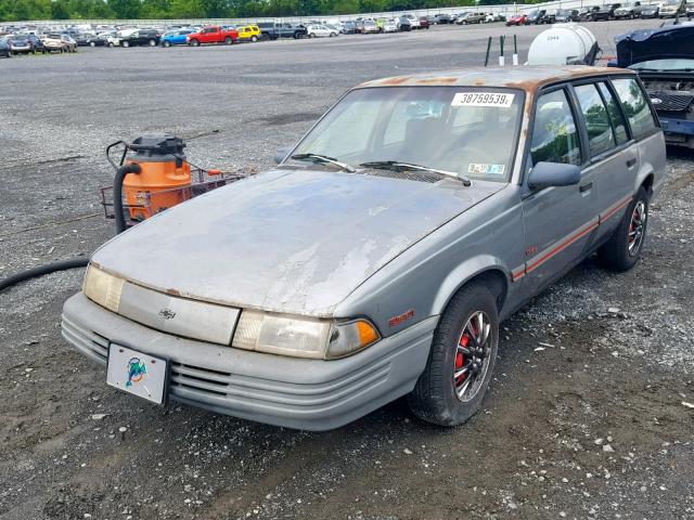 1G1JC84T3P7152881 - 1993 CHEVROLET CAVALIER R GRAY photo 2