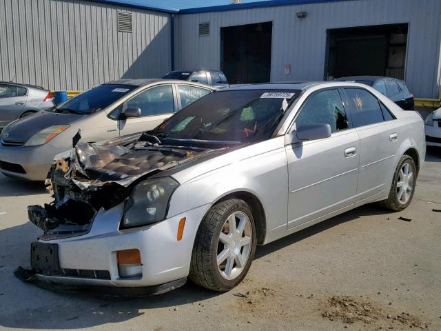 1G6DP567850206028 - 2005 CADILLAC CTS HI FEA SILVER photo 2