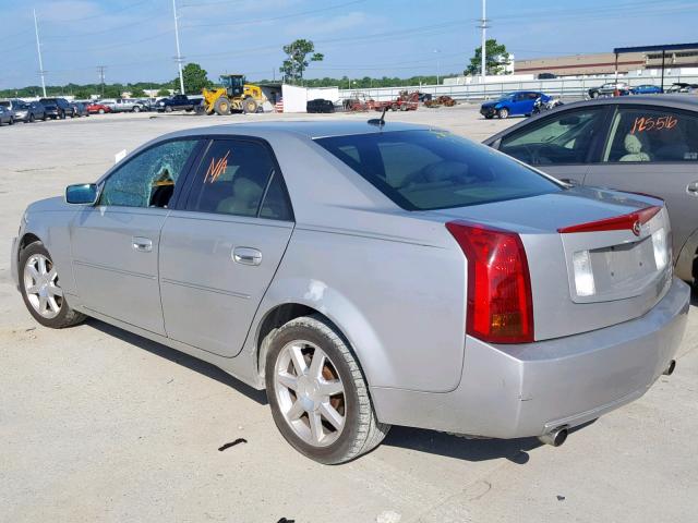 1G6DP567850206028 - 2005 CADILLAC CTS HI FEA SILVER photo 3