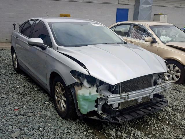 1FA6P0G78F5109431 - 2015 FORD FUSION S SILVER photo 1