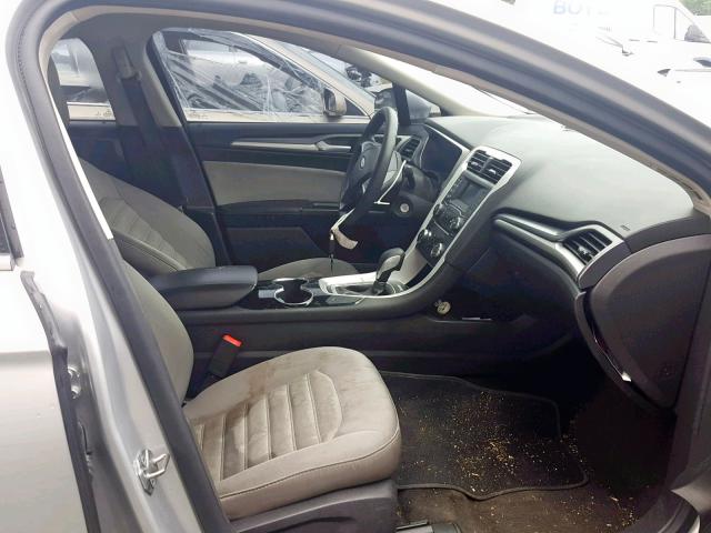 1FA6P0G78F5109431 - 2015 FORD FUSION S SILVER photo 5