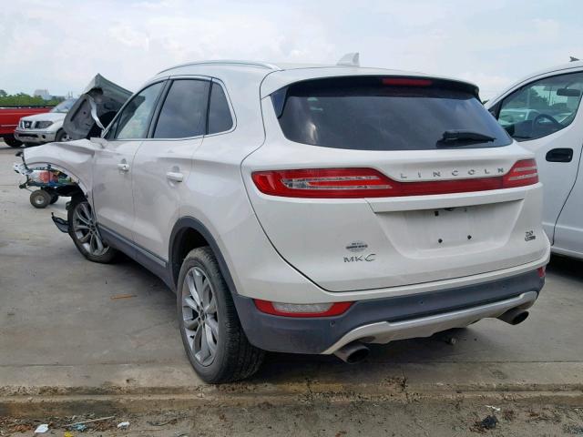 5LMCJ1A97FUJ37203 - 2015 LINCOLN MKC WHITE photo 3