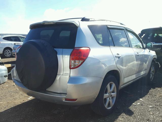 JTMBD31V276028916 - 2007 TOYOTA RAV4 LIMIT SILVER photo 4