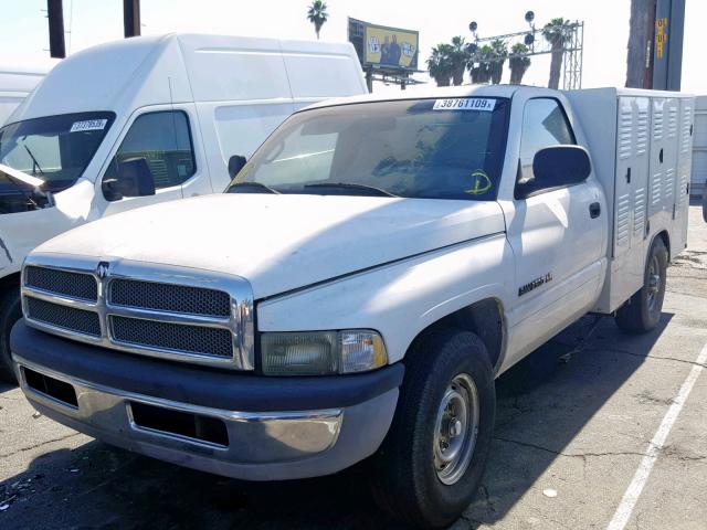 3B6KC26Z5XM580908 - 1999 DODGE RAM 2500 WHITE photo 2