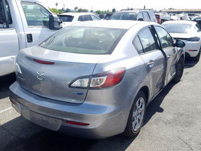 JM1BL1UP3D1853067 - 2013 MAZDA 3 I GRAY photo 4