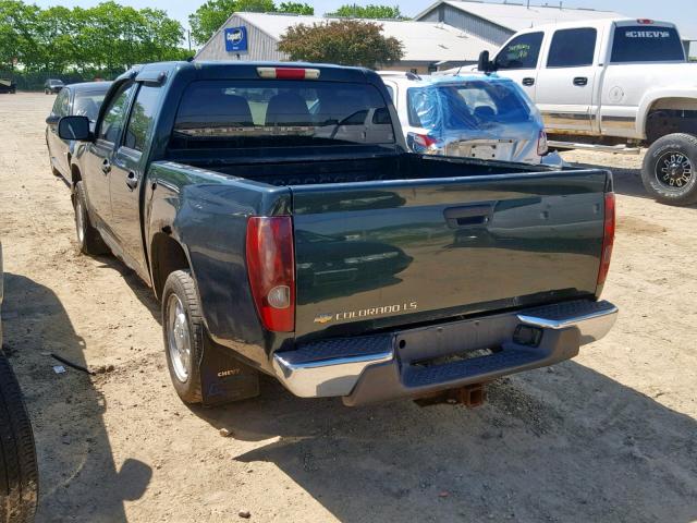 1GCCS136948172287 - 2004 CHEVROLET COLORADO GREEN photo 3