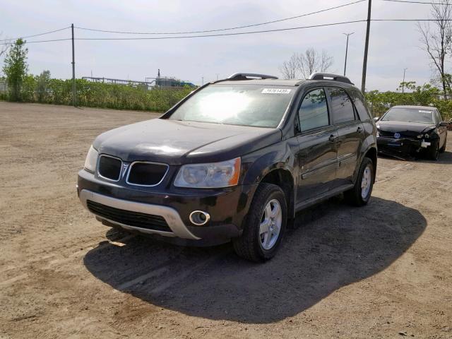 2CKDL73F676120378 - 2007 PONTIAC TORRENT BLACK photo 2