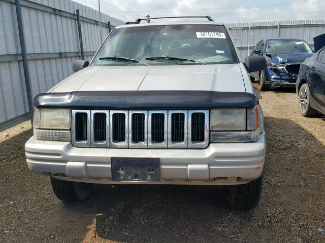 1J4FX48SXWC357397 - 1998 JEEP GRAND CHER GRAY photo 9