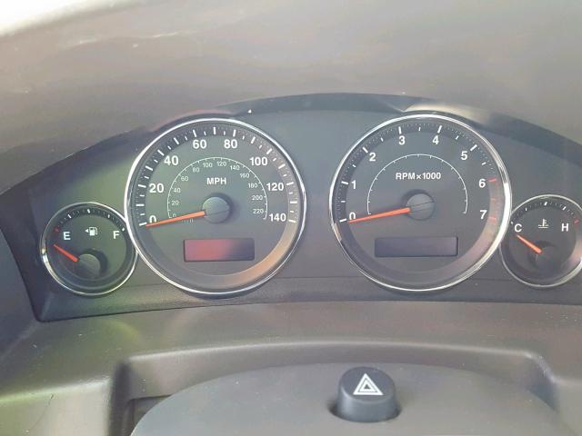 1J8HG48K27C510265 - 2007 JEEP COMMANDER BLUE photo 8