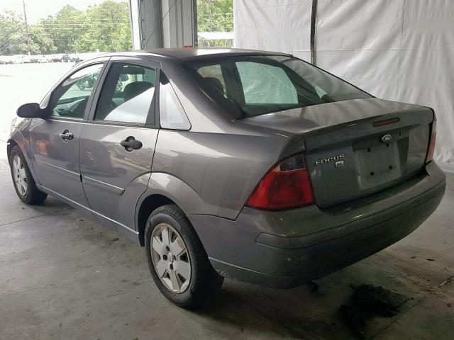 1FAFP34N17W222962 - 2007 FORD FOCUS ZX4 GRAY photo 3