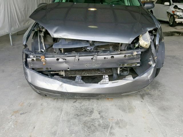 1FAFP34N17W222962 - 2007 FORD FOCUS ZX4 GRAY photo 9