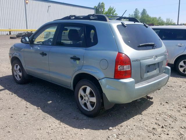 KM8JM12B45U147561 - 2005 HYUNDAI TUCSON GL SILVER photo 3