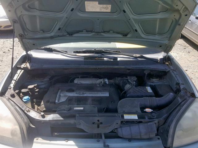 KM8JM12B45U147561 - 2005 HYUNDAI TUCSON GL SILVER photo 7