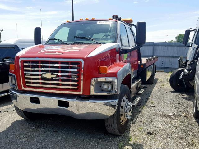 1GBL7E1C54F503514 - 2004 CHEVROLET C7500 C7E0 RED photo 2