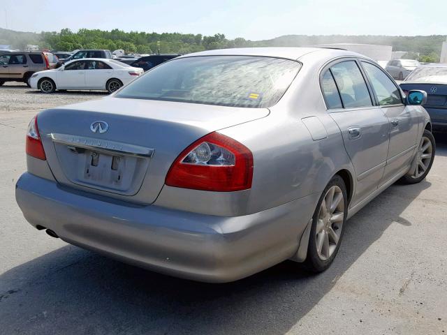 JNKBF01A12M005457 - 2002 INFINITI Q45 SILVER photo 4