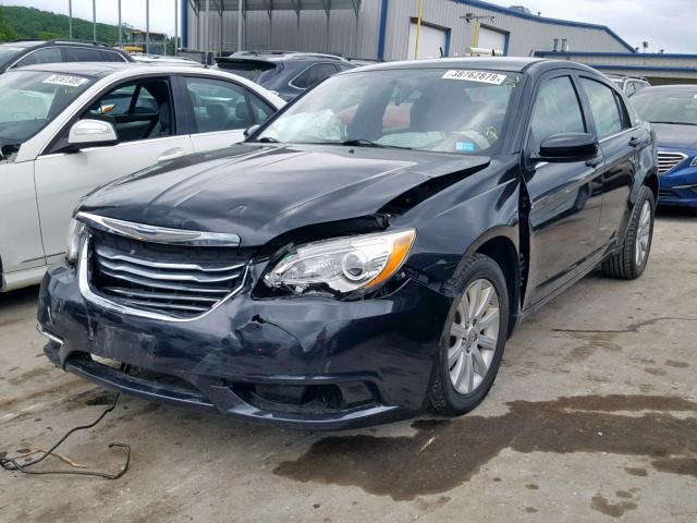 1C3CCBBB7DN538898 - 2013 CHRYSLER 200 TOURIN BLACK photo 2