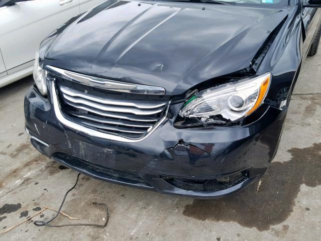 1C3CCBBB7DN538898 - 2013 CHRYSLER 200 TOURIN BLACK photo 9